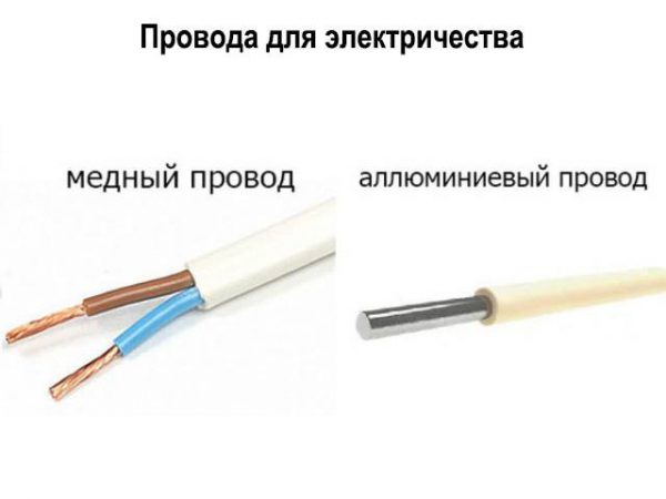 Провода из меди и алюминия