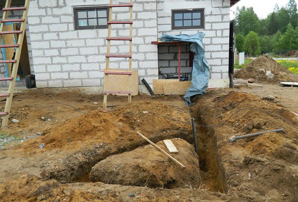 Устройство контура заземления для системы молниезащиты