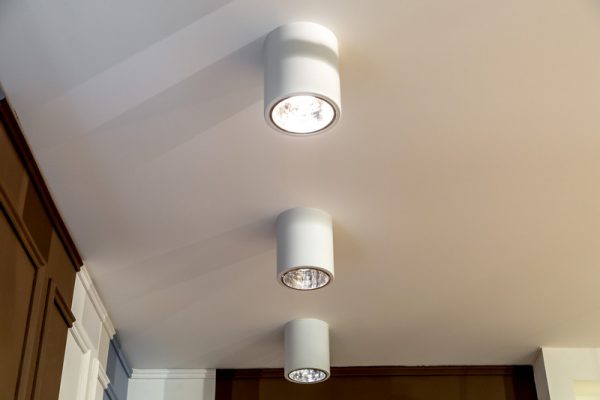 Накладные точечные светильники с LED-лампами
