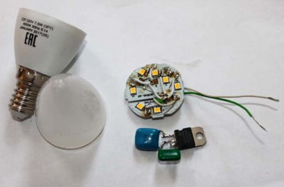 Починка LED-лампы