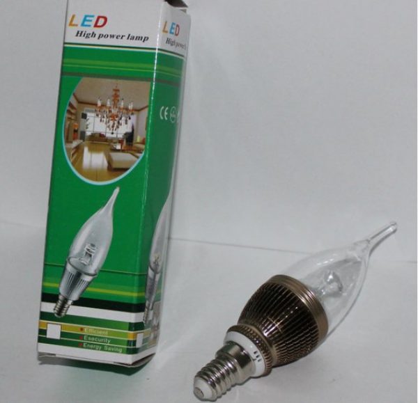 Лампа свеча LED 220В E14