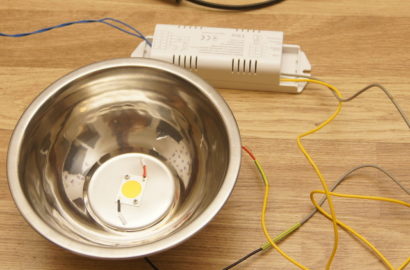 Подключение LED-светильника к 220 в