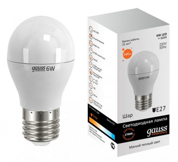 LED-лампа с заявленным временем работы 25 лет