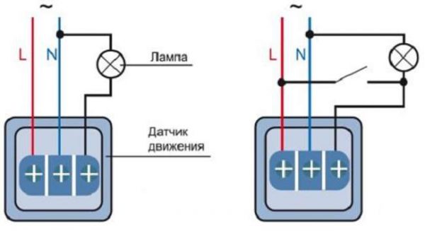 Схема подключения инфракрасного датчика к LED-ленте