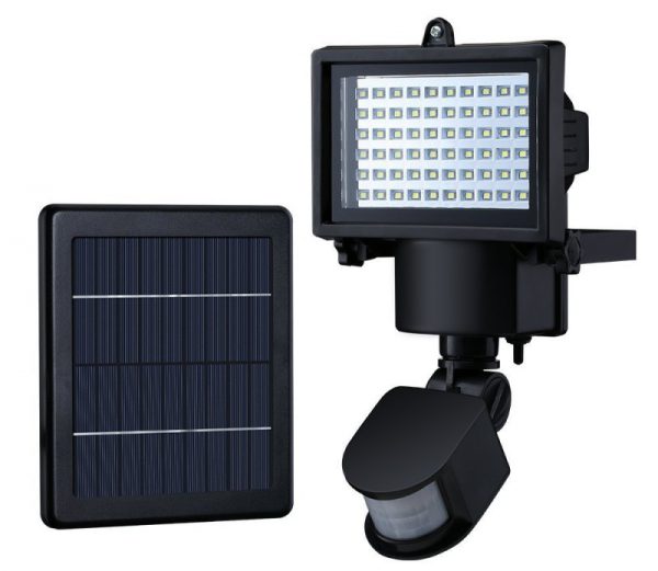 Настенный LED-прожектор с солнечной батареей