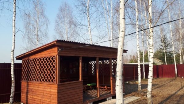 Подключение электричества к беседке на даче