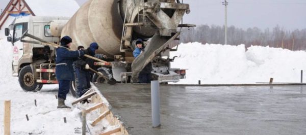 Бетонирование в зимних условиях