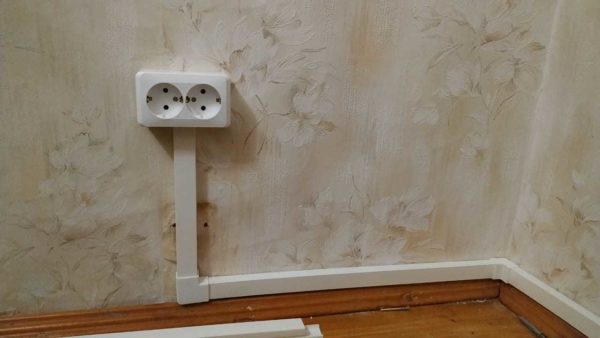 Открытая проводка в кабель каналах