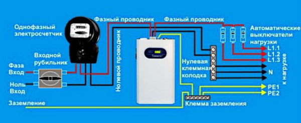 Подключение стабилизатора напряжения