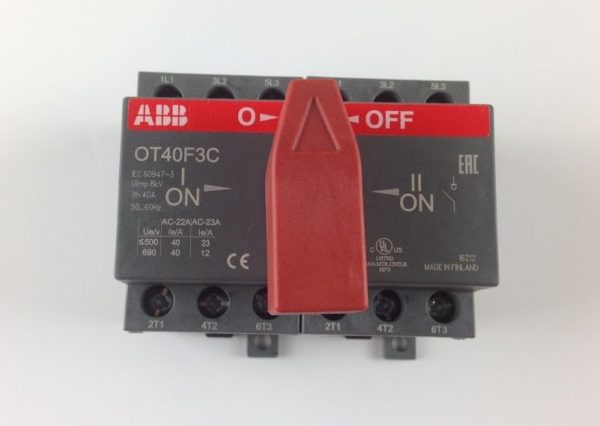 Рубильник реверсивный ABB OT40F3C
